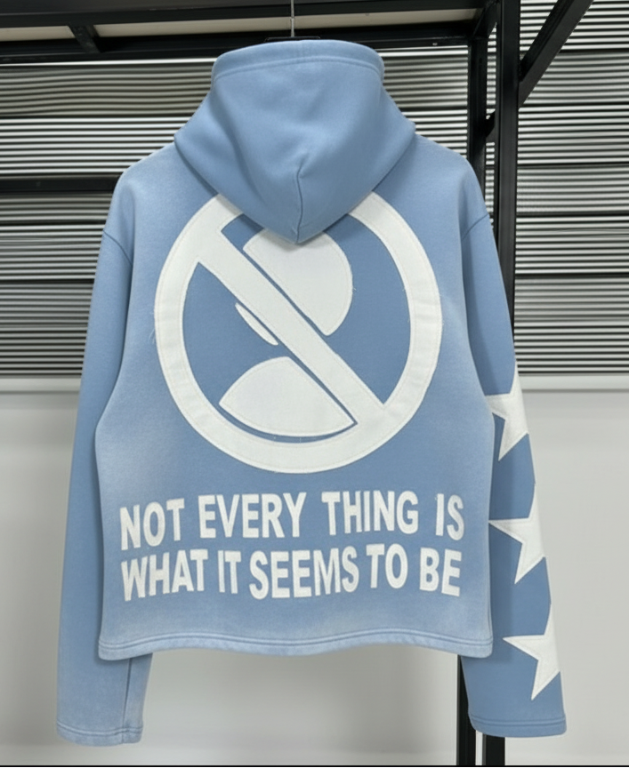 Blue "3 STAR" Zip Up