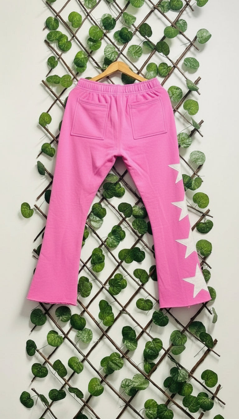 Pink "3 Star" Sweats