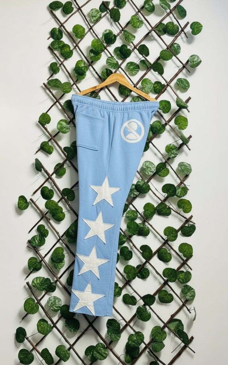 Blue "3 STAR" Sweats