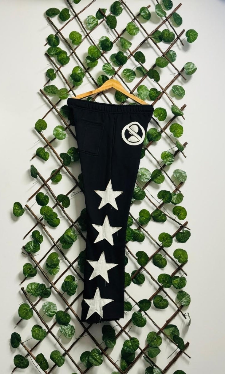Black "3 Star" Sweats