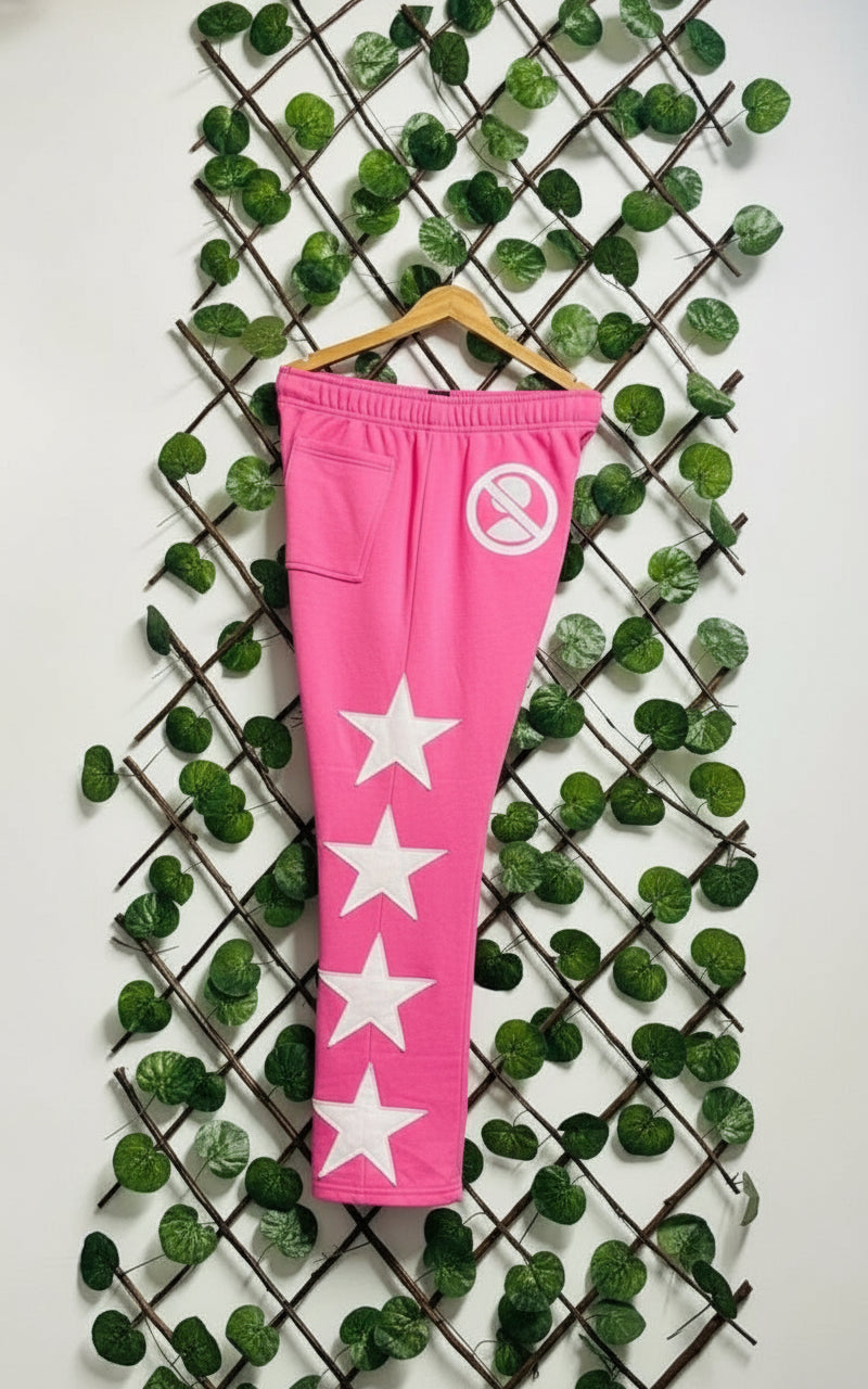 Pink "3 Star" Sweats