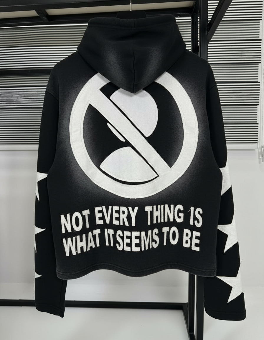 Black "3 STAR"  Zip up