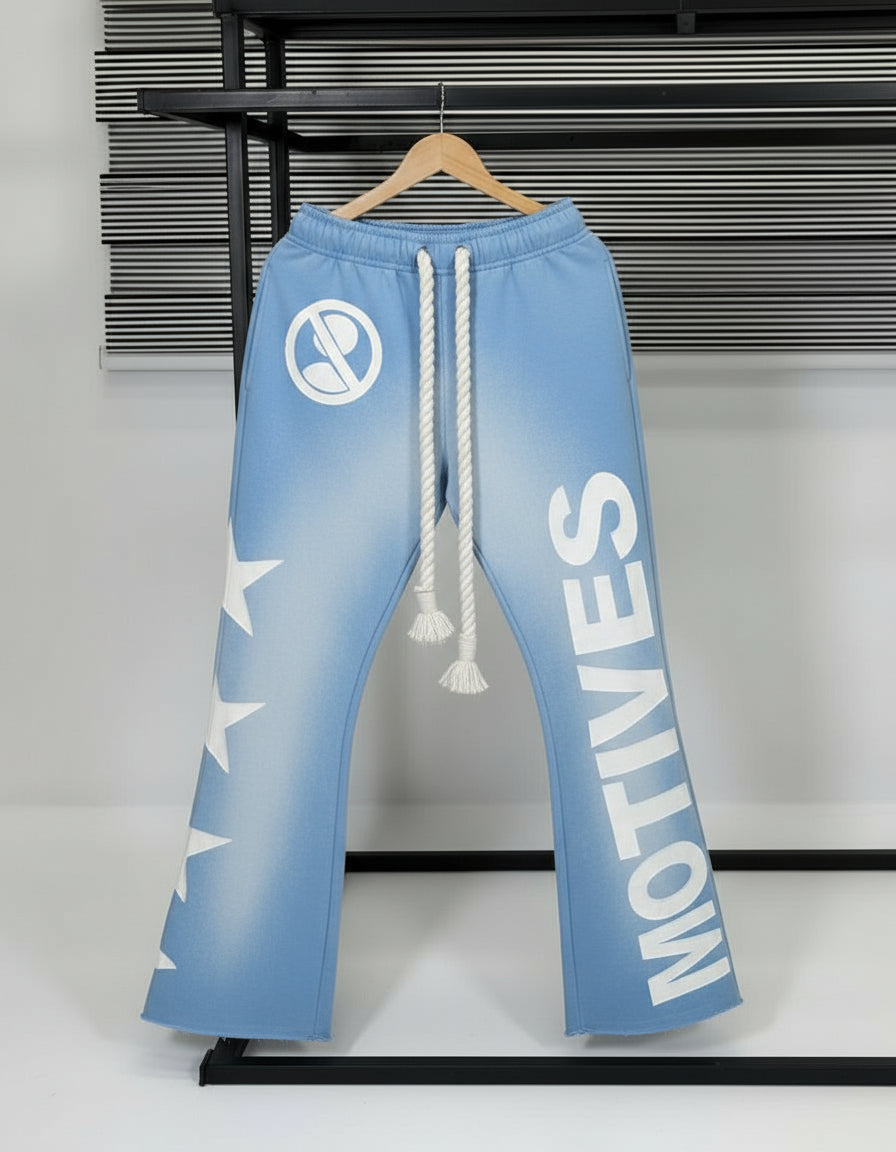 Blue "3 STAR" Sweats